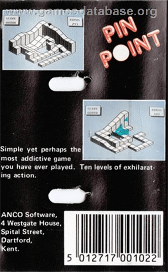 Pin Point - Commodore Plus 4 - Artwork - Box Back