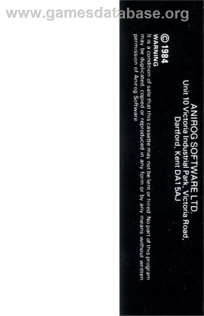 Skramble - Commodore Plus 4 - Artwork - Box Back