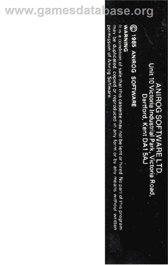 Zodiac - Commodore Plus 4 - Artwork - Box Back