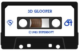 Cartridge artwork for 3-d Glooper on the Commodore Plus 4.