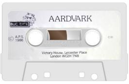 Cartridge artwork for Aardvark on the Commodore Plus 4.