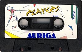 Cartridge artwork for Auriga on the Commodore Plus 4.