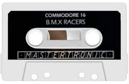 Cartridge artwork for Bmx Racers on the Commodore Plus 4.