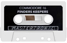 Cartridge artwork for Finders Keepers on the Commodore Plus 4.