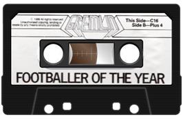 Cartridge artwork for Footballer Of The Year on the Commodore Plus 4.