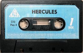 Cartridge artwork for Hercules on the Commodore Plus 4.