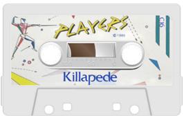 Cartridge artwork for Killapede on the Commodore Plus 4.