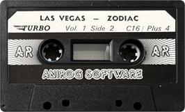 Cartridge artwork for Las Vegas on the Commodore Plus 4.