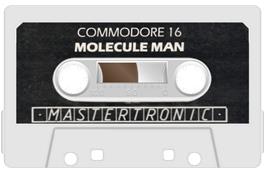 Cartridge artwork for Molecule Man on the Commodore Plus 4.
