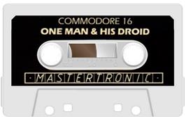 Cartridge artwork for One Man And His Droid on the Commodore Plus 4.