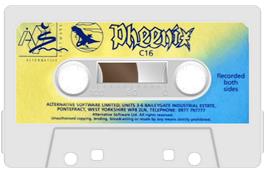 Cartridge artwork for Pheenix on the Commodore Plus 4.