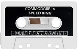 Cartridge artwork for Speed King on the Commodore Plus 4.