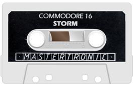 Cartridge artwork for Storm on the Commodore Plus 4.
