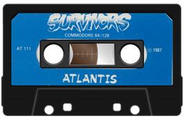 Cartridge artwork for Survivors on the Commodore Plus 4.