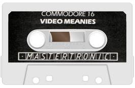 Cartridge artwork for Video Meanies on the Commodore Plus 4.