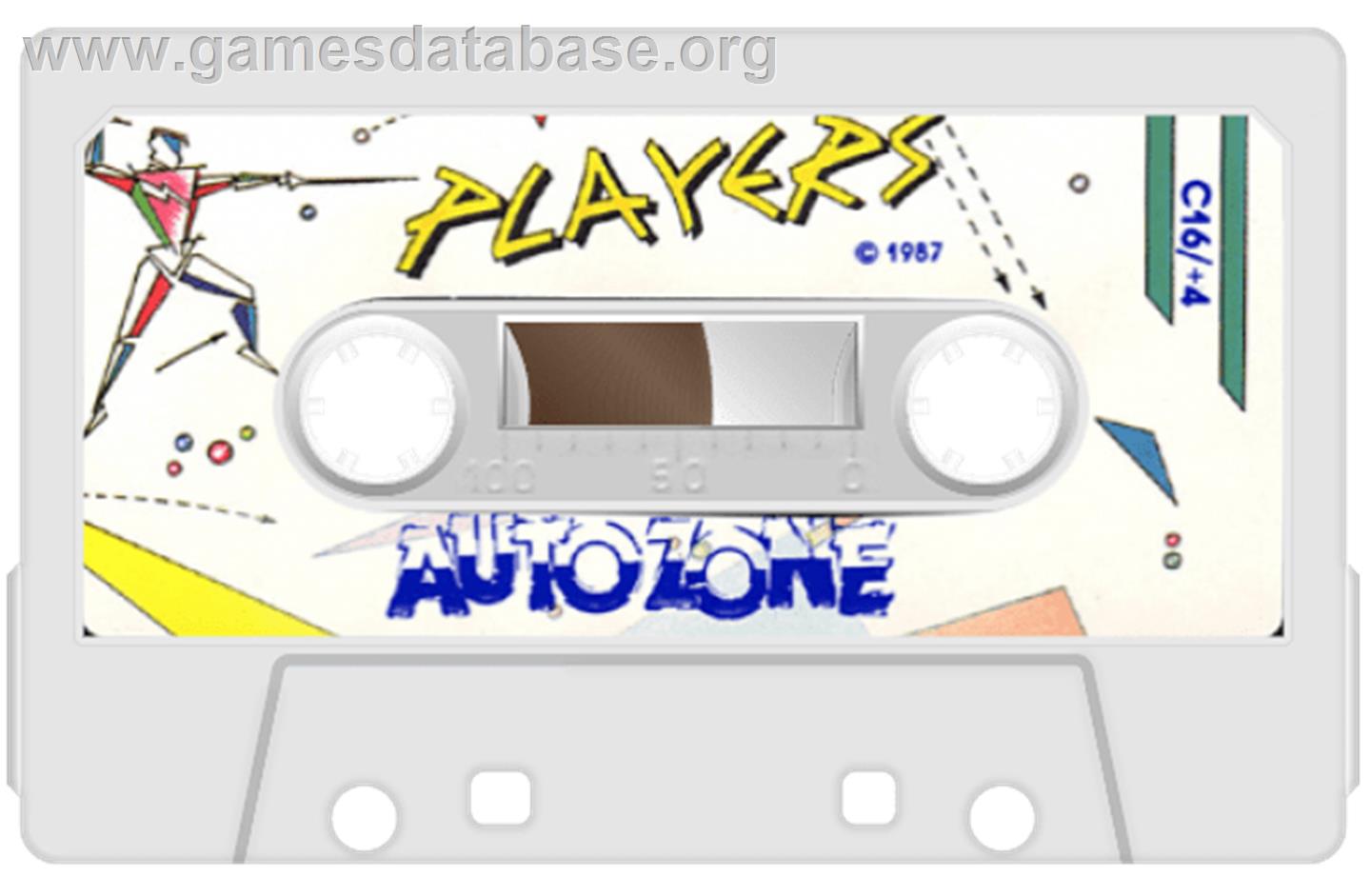 Auto Zone - Commodore Plus 4 - Artwork - Cartridge