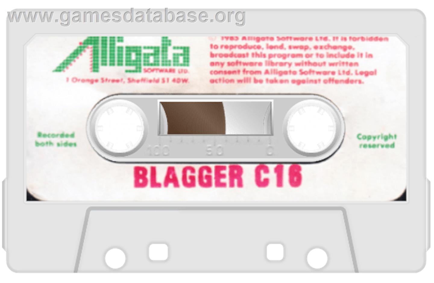 Blagger - Commodore Plus 4 - Artwork - Cartridge