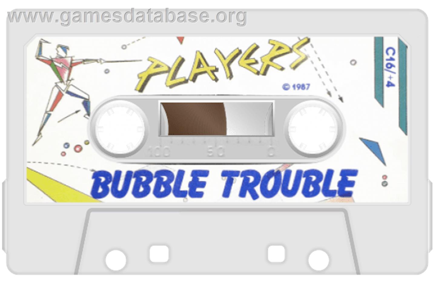Bubble Trouble - Commodore Plus 4 - Artwork - Cartridge