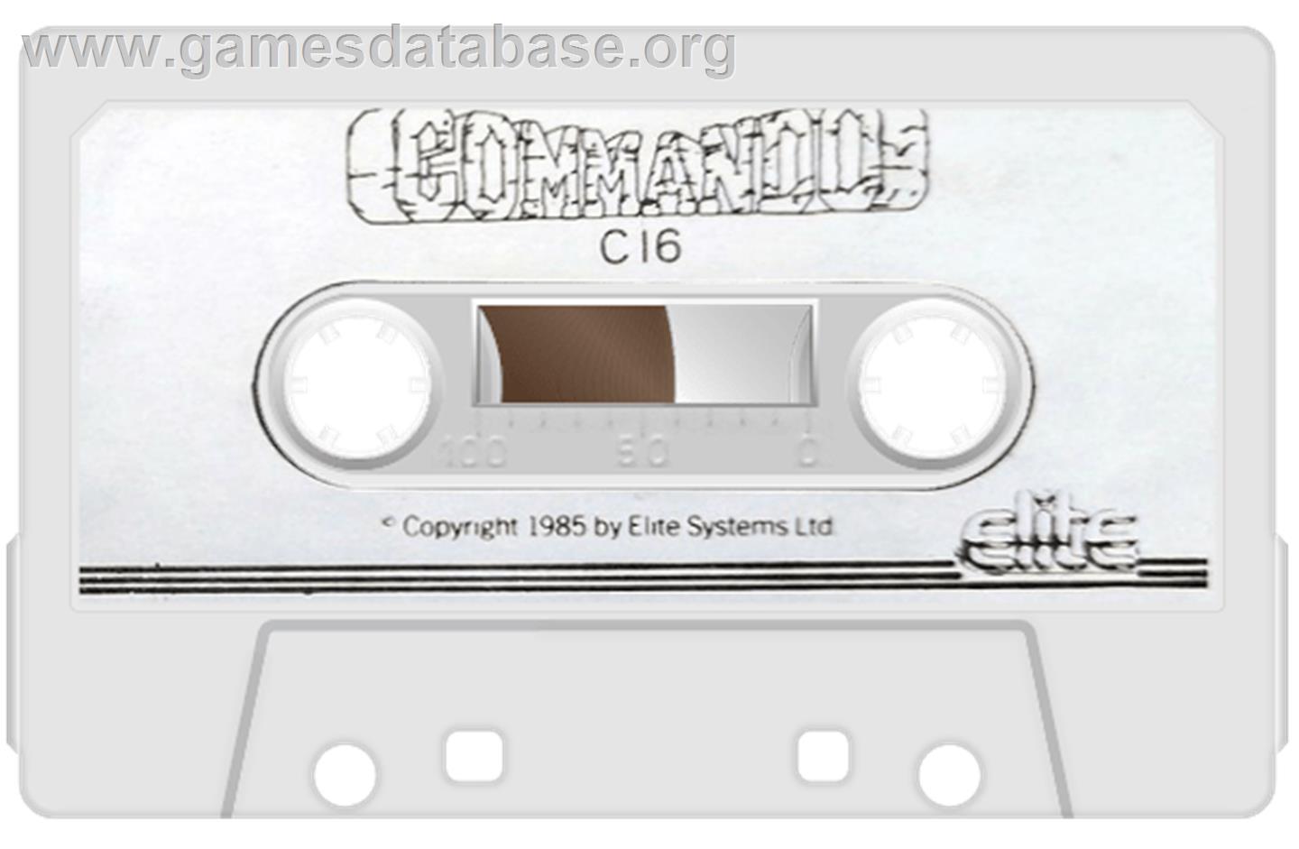 Commando - Commodore Plus 4 - Artwork - Cartridge