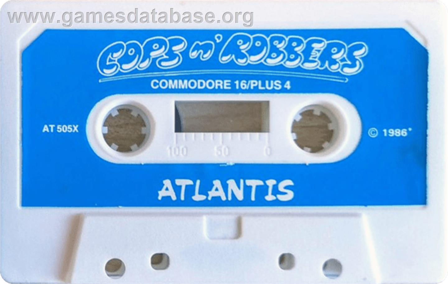 Cops N' Robbers - Commodore Plus 4 - Artwork - Cartridge