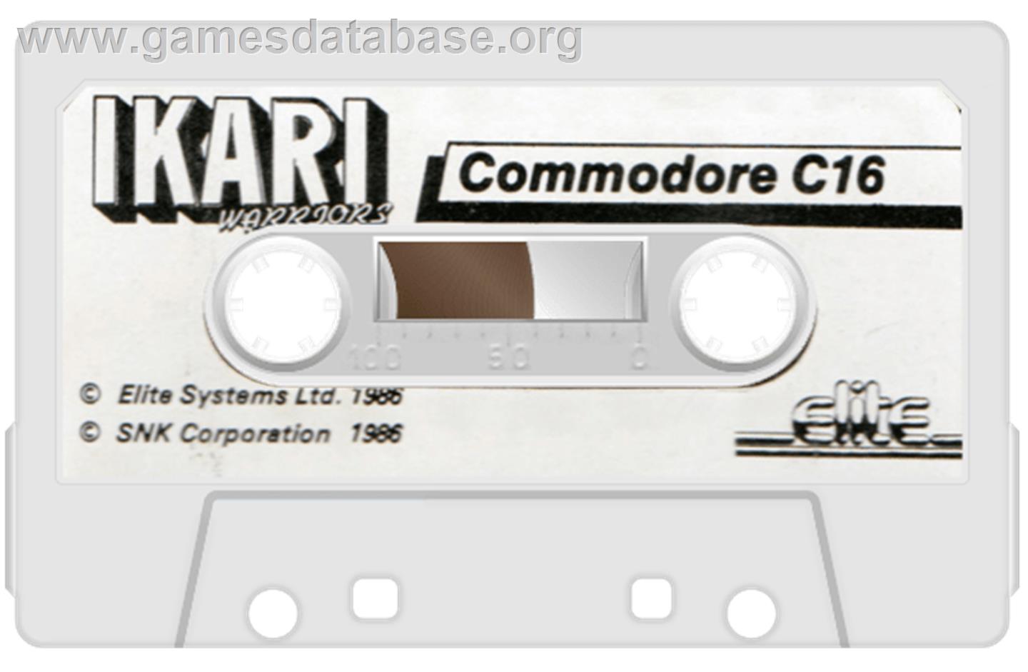 Ikari Warriors - Commodore Plus 4 - Artwork - Cartridge