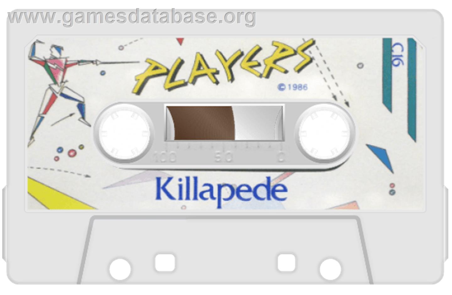 Killapede - Commodore Plus 4 - Artwork - Cartridge