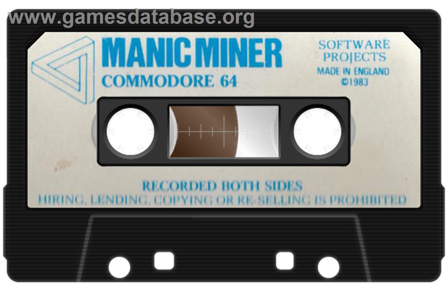 Manic Miner - Commodore Plus 4 - Artwork - Cartridge