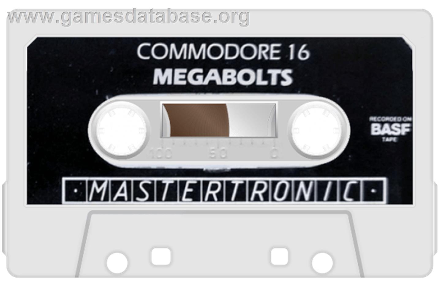 Megabolts - Commodore Plus 4 - Artwork - Cartridge