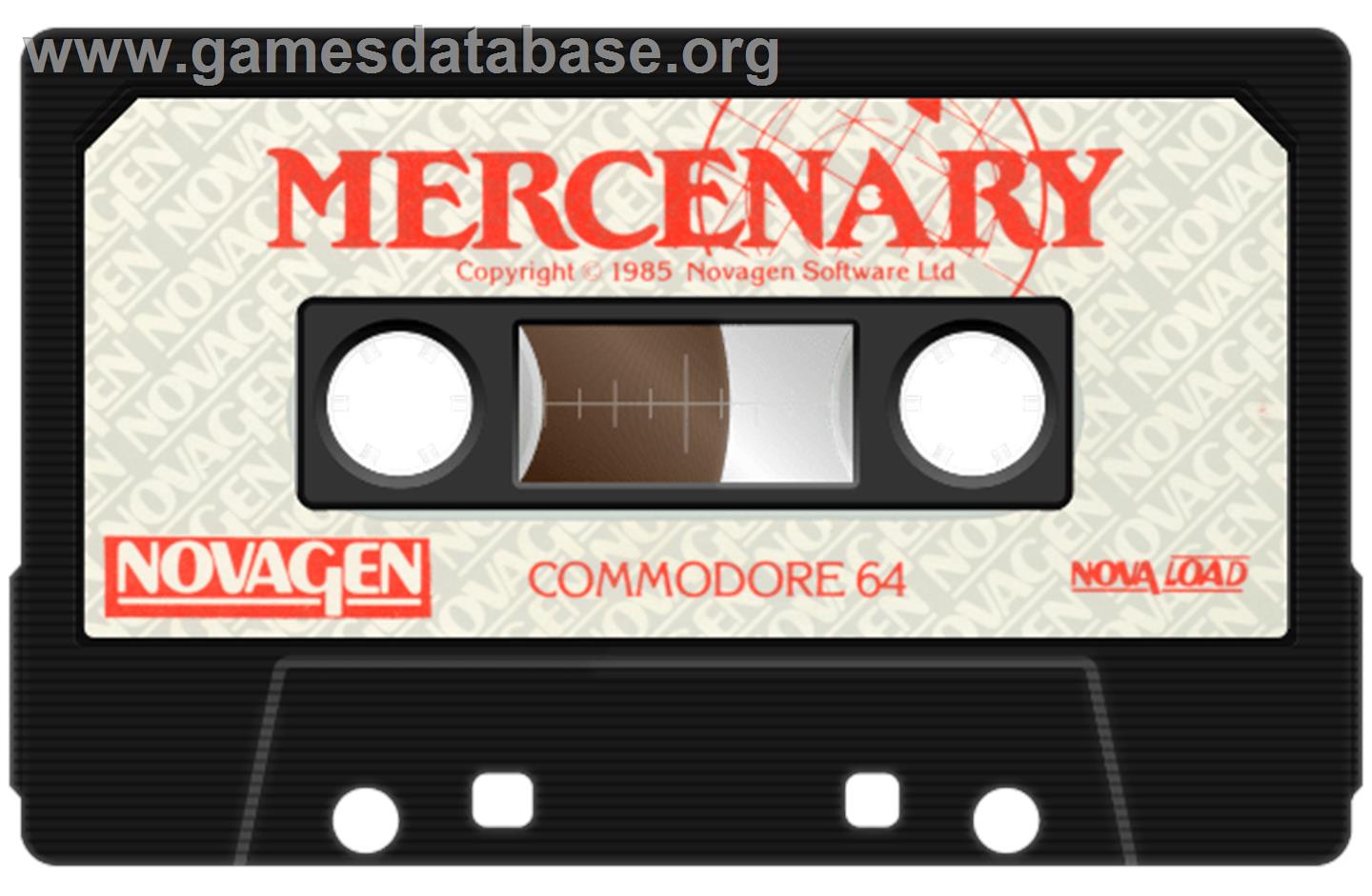 Mercenary - Commodore Plus 4 - Artwork - Cartridge