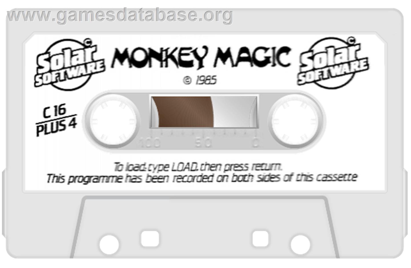 Monkey Magic - Commodore Plus 4 - Artwork - Cartridge