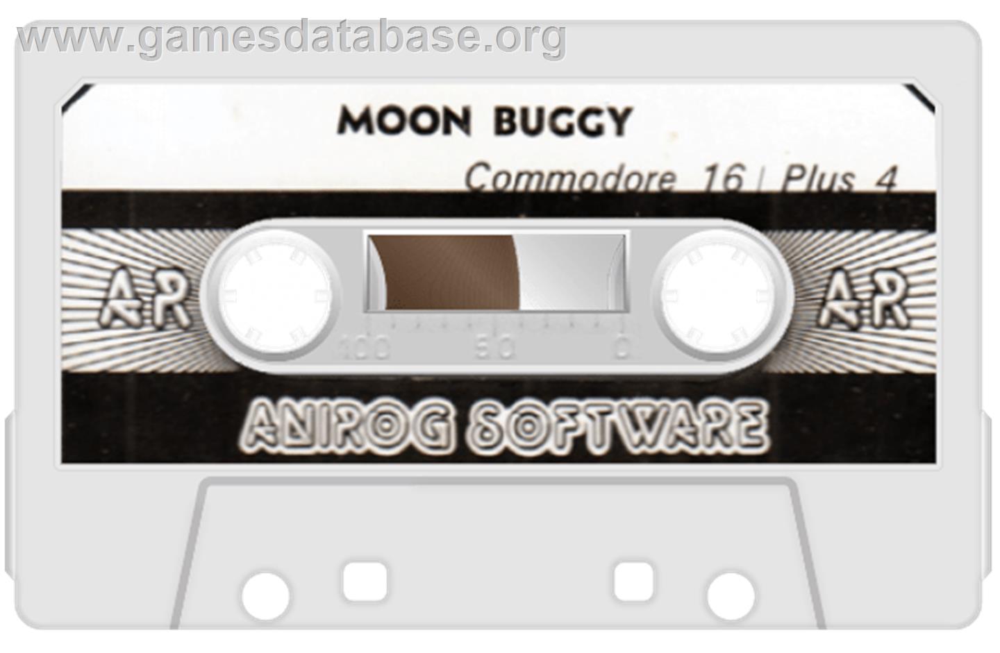 Moon Buggy - Commodore Plus 4 - Artwork - Cartridge