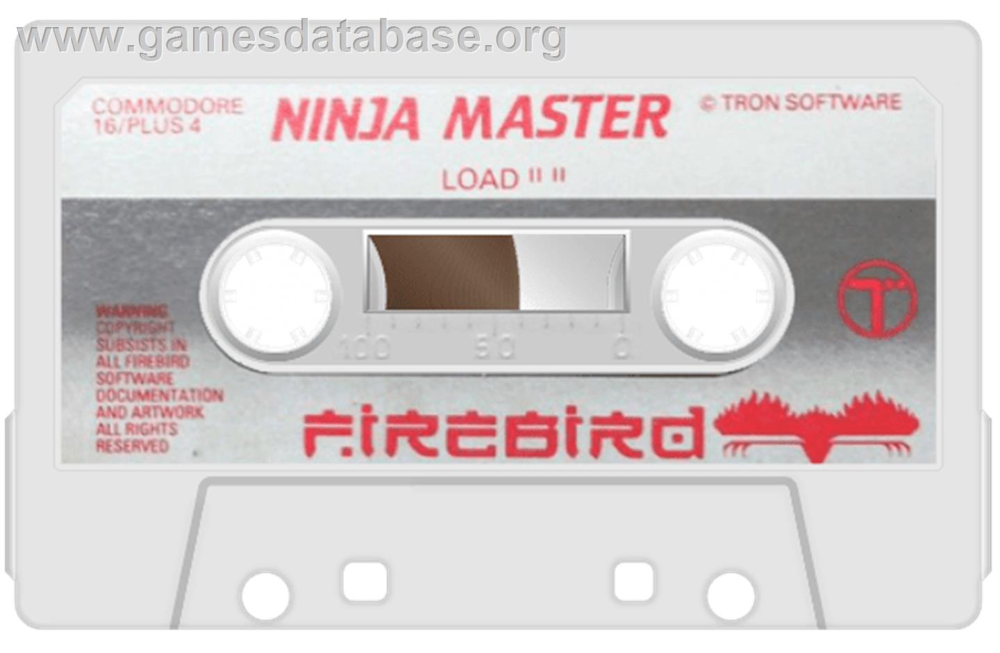 Ninja Master - Commodore Plus 4 - Artwork - Cartridge