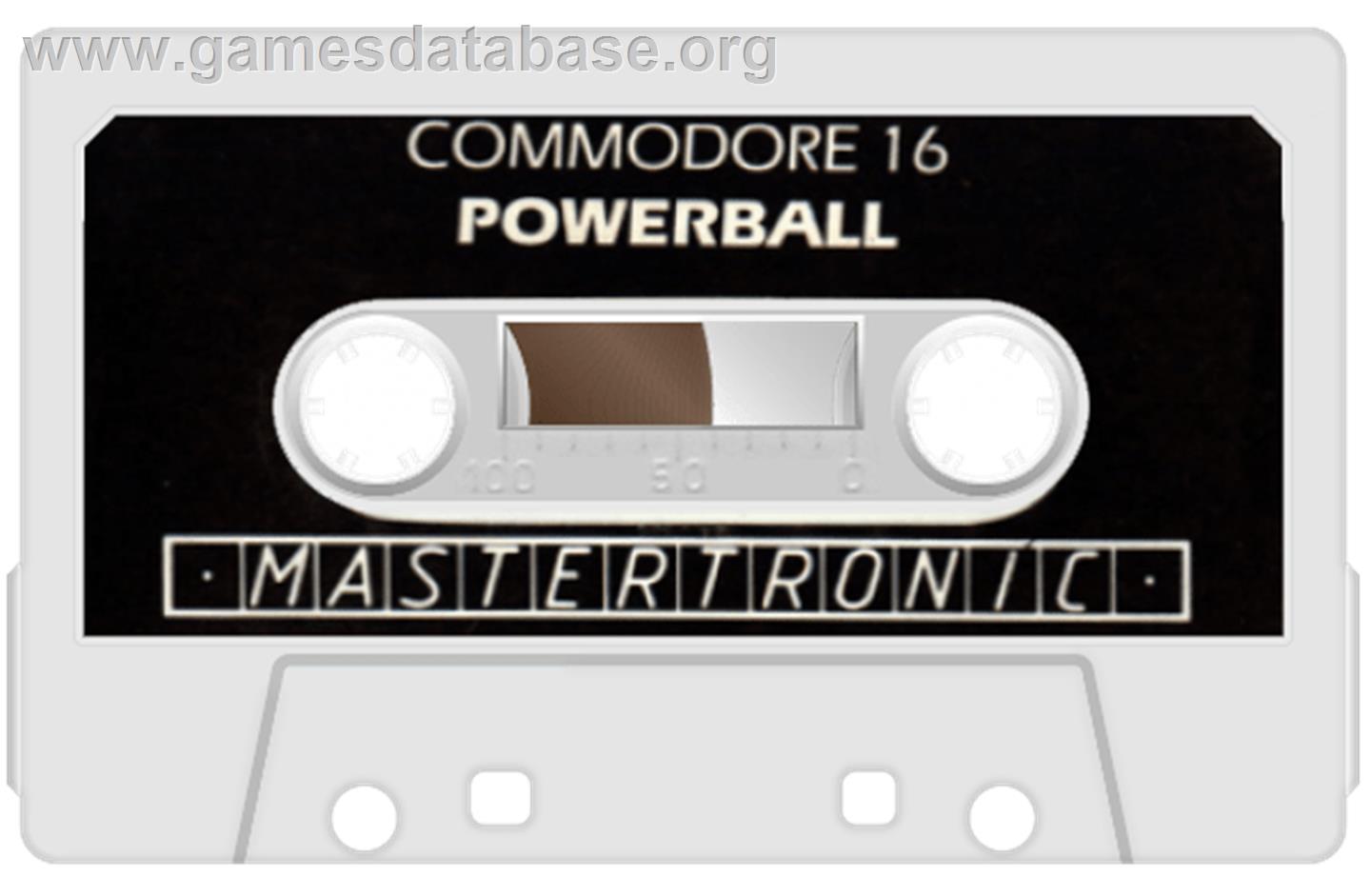 Powerball - Commodore Plus 4 - Artwork - Cartridge