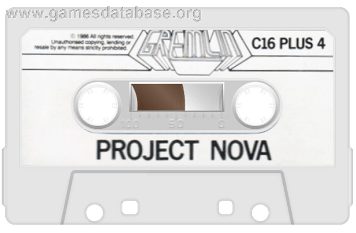 Project Nova - Commodore Plus 4 - Artwork - Cartridge