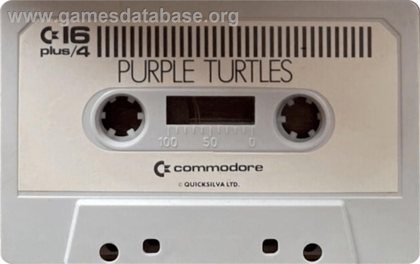 Purple Turtles - Commodore Plus 4 - Artwork - Cartridge