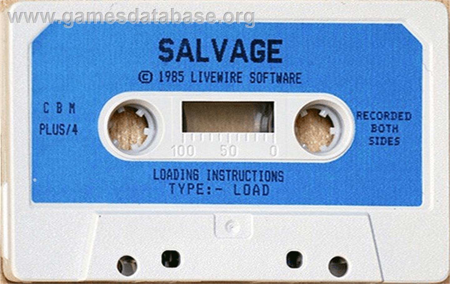 Salvage - Commodore Plus 4 - Artwork - Cartridge