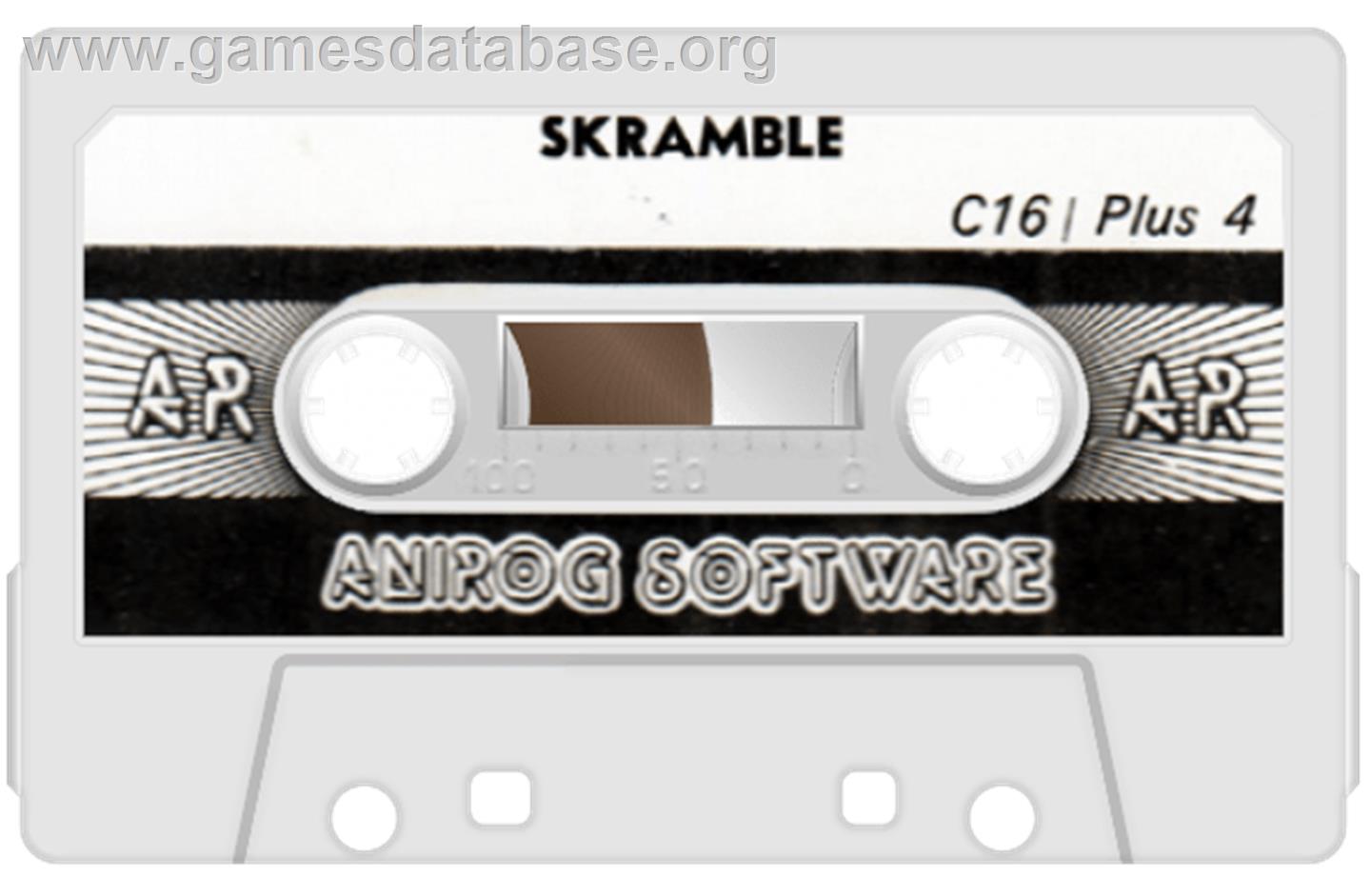 Skramble - Commodore Plus 4 - Artwork - Cartridge