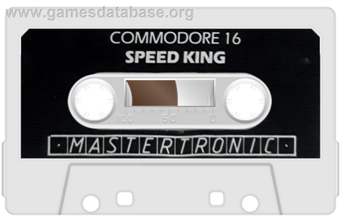 Speed King - Commodore Plus 4 - Artwork - Cartridge