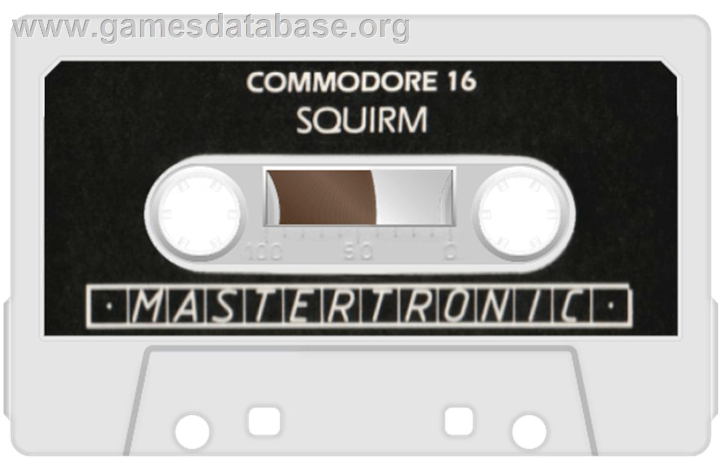 Squirm - Commodore Plus 4 - Artwork - Cartridge