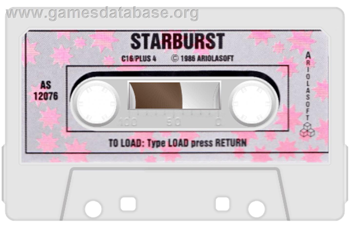 Starburst - A Walk On The Wild Side - Commodore Plus 4 - Artwork - Cartridge
