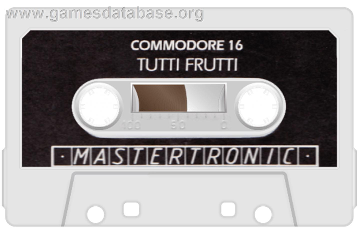Tutti Frutti - Commodore Plus 4 - Artwork - Cartridge