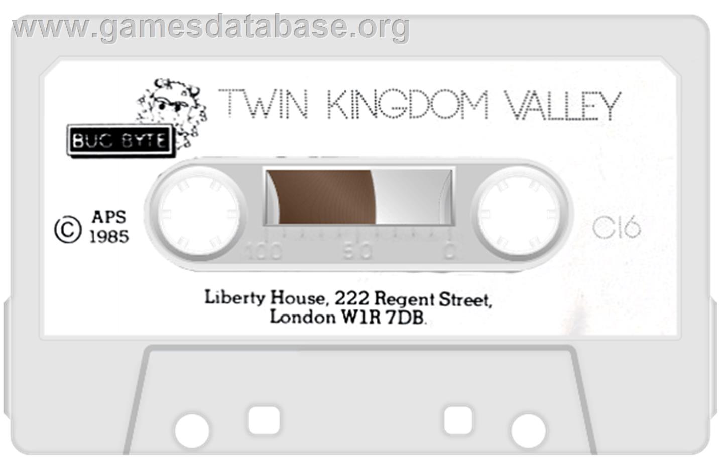 Twin Kingdom Valley - Commodore Plus 4 - Artwork - Cartridge