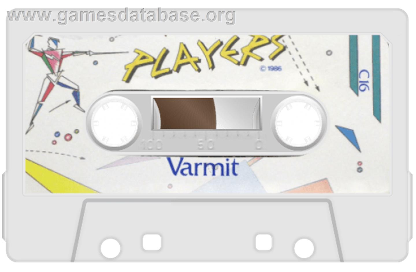 Varmit - Commodore Plus 4 - Artwork - Cartridge