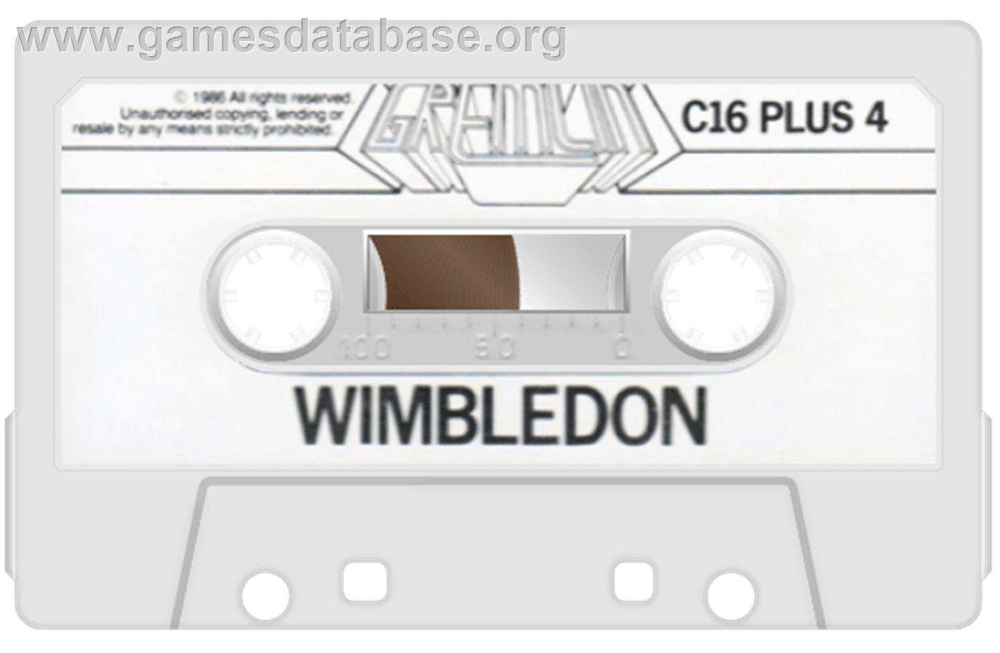 Wimbledon - Commodore Plus 4 - Artwork - Cartridge