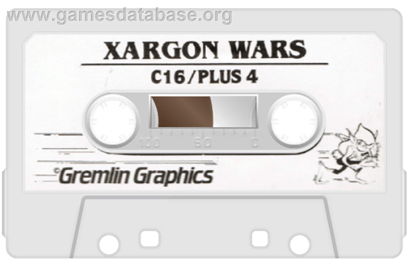 Xargon Wars - Commodore Plus 4 - Artwork - Cartridge