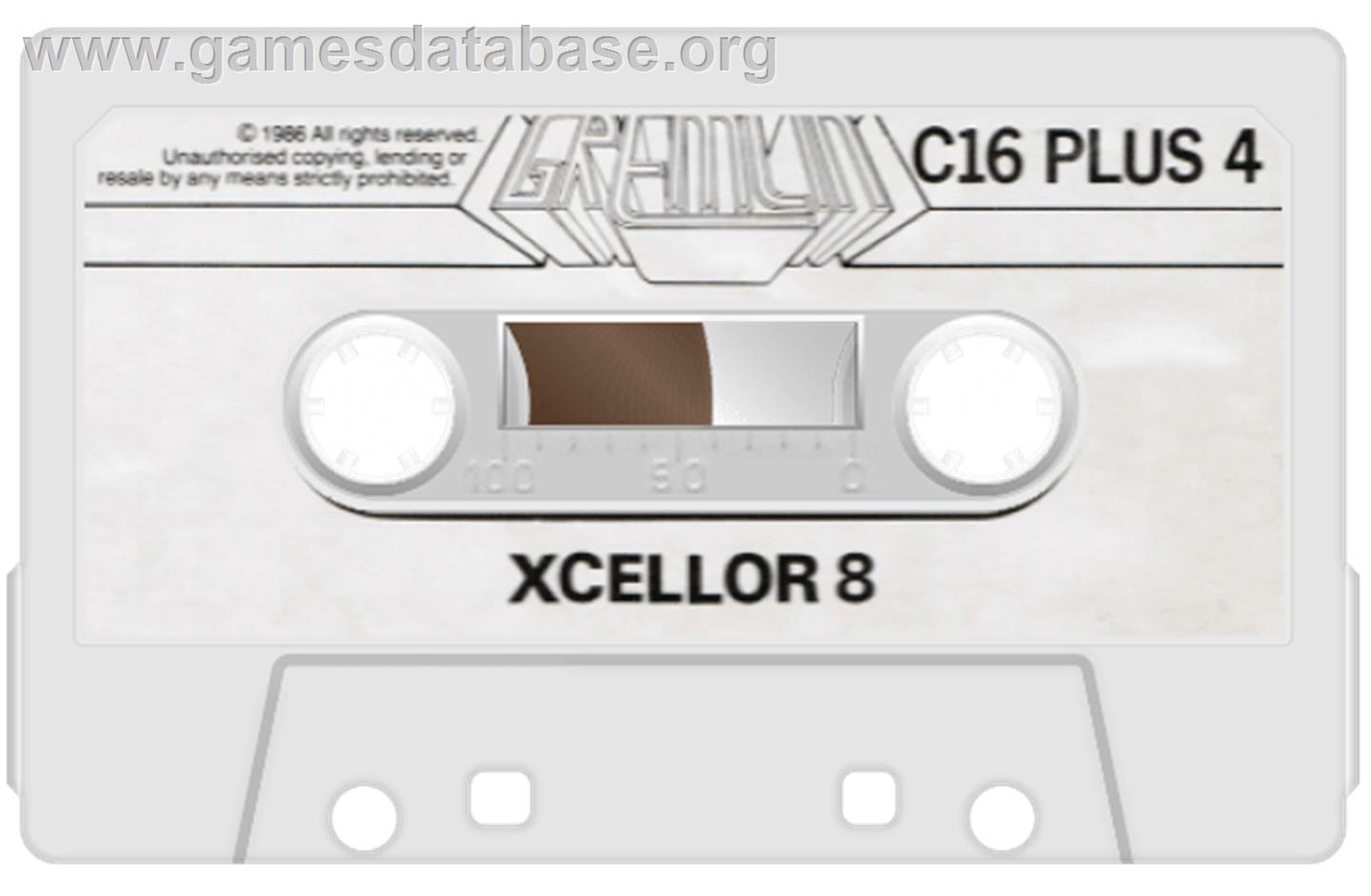 Xcellor8 - Commodore Plus 4 - Artwork - Cartridge