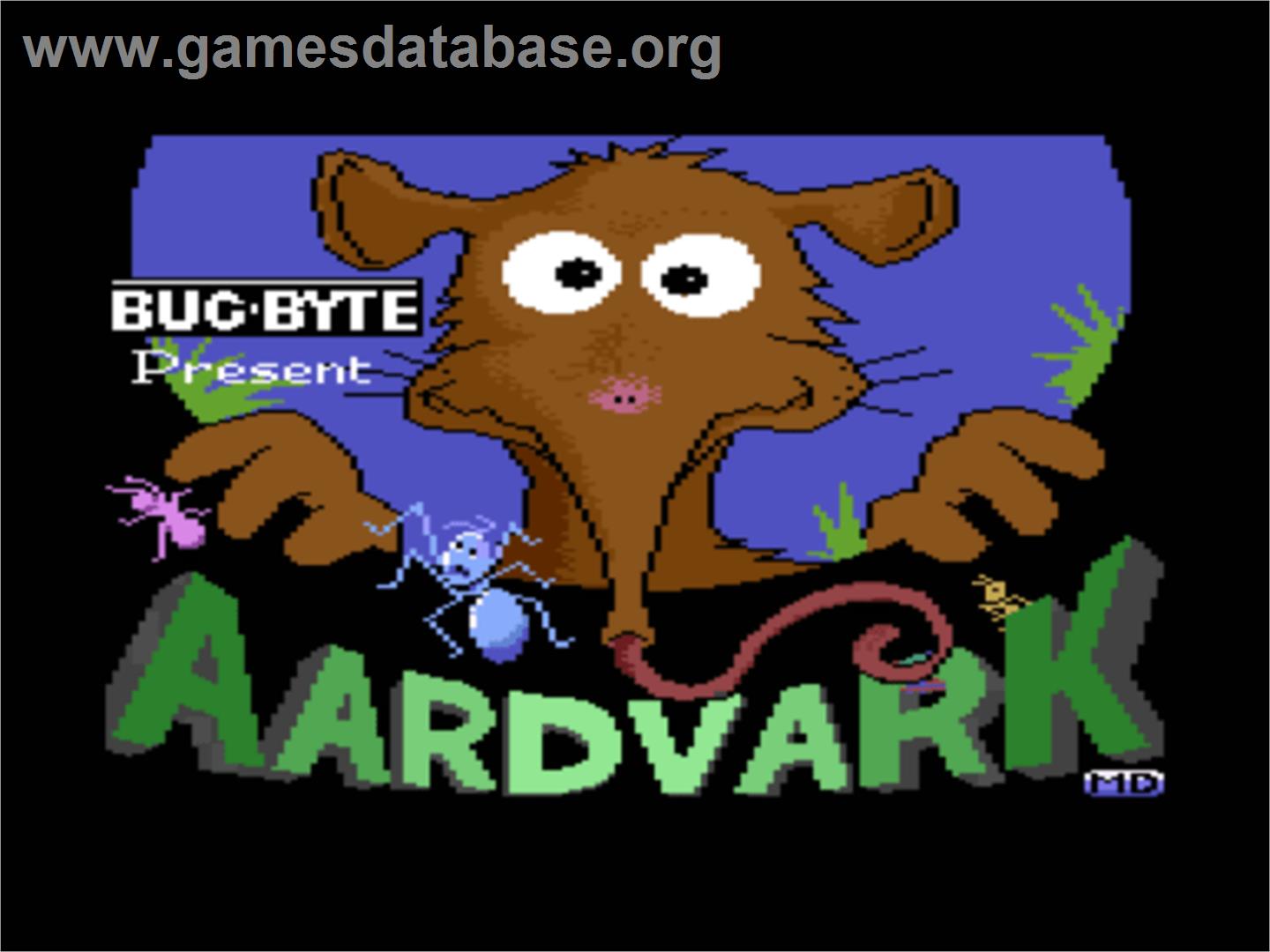 Aardvark - Commodore Plus 4 - Artwork - Title Screen