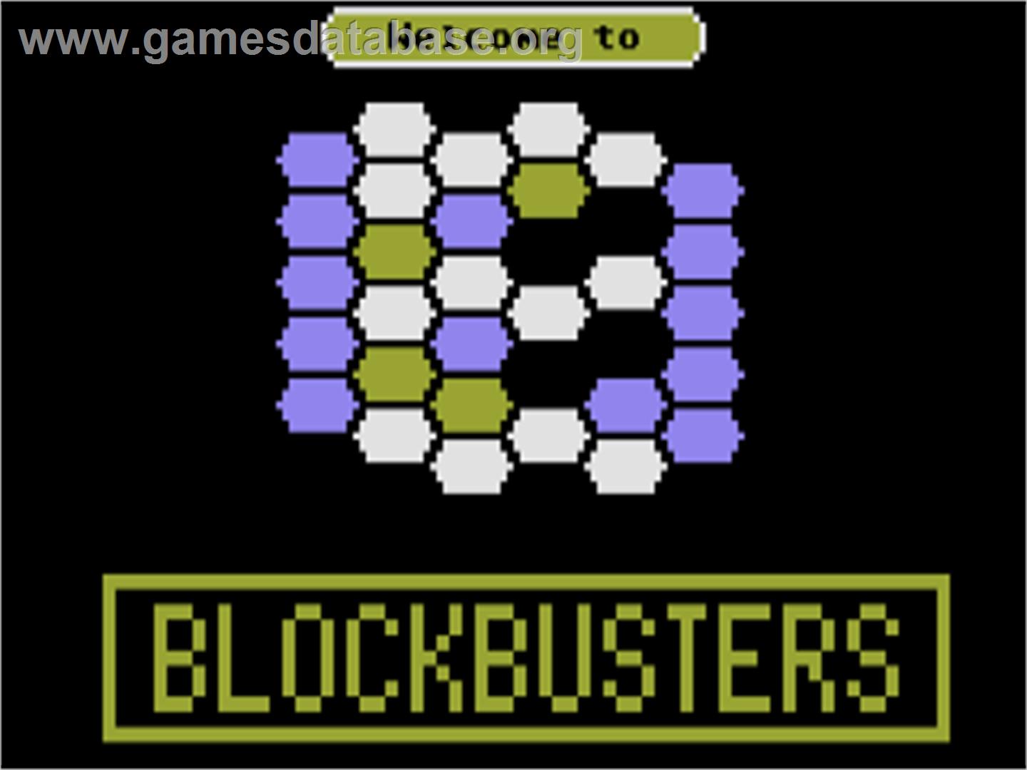 Blockbusters - Commodore Plus 4 - Artwork - Title Screen