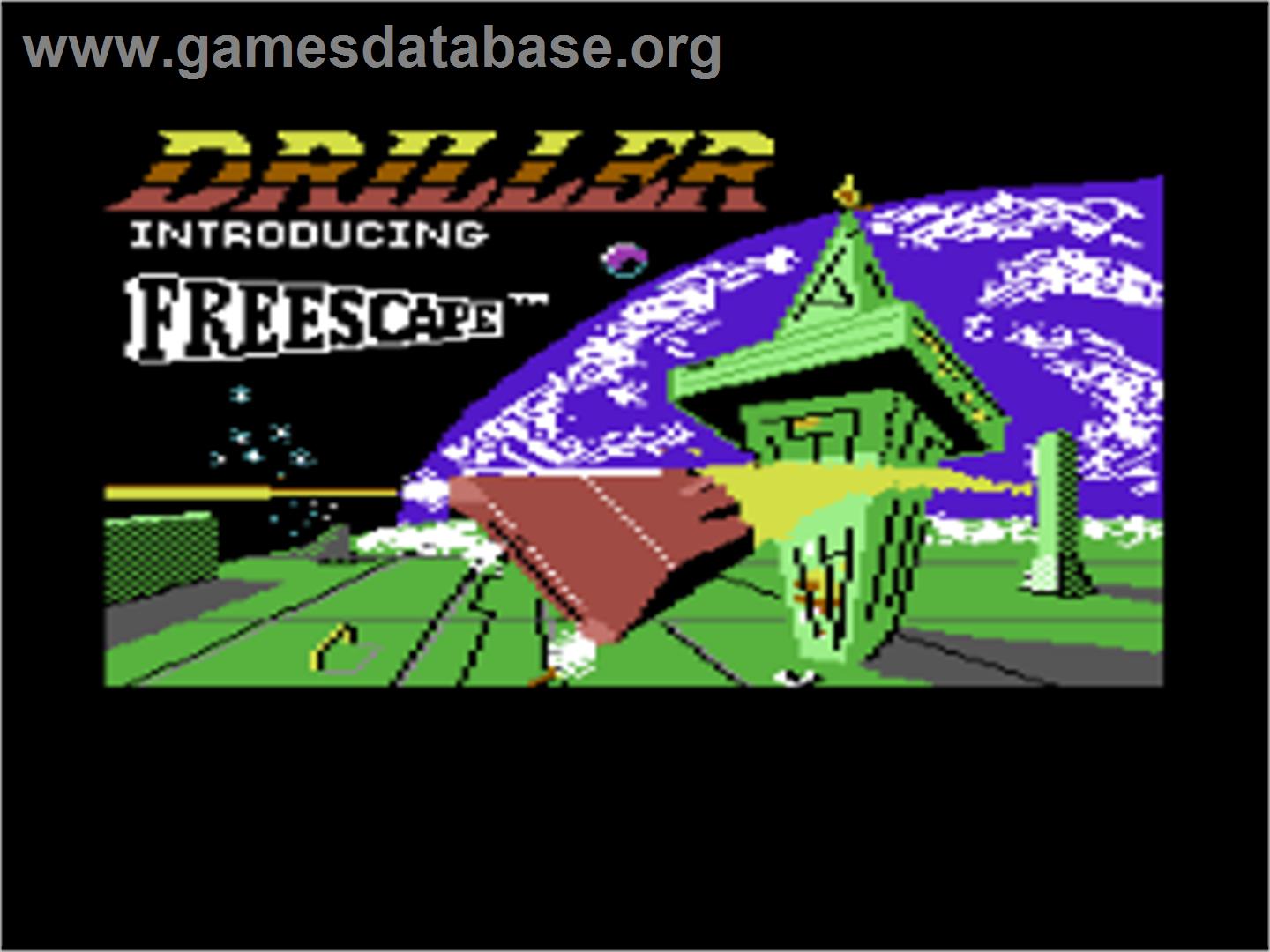 Driller - Commodore Plus 4 - Artwork - Title Screen