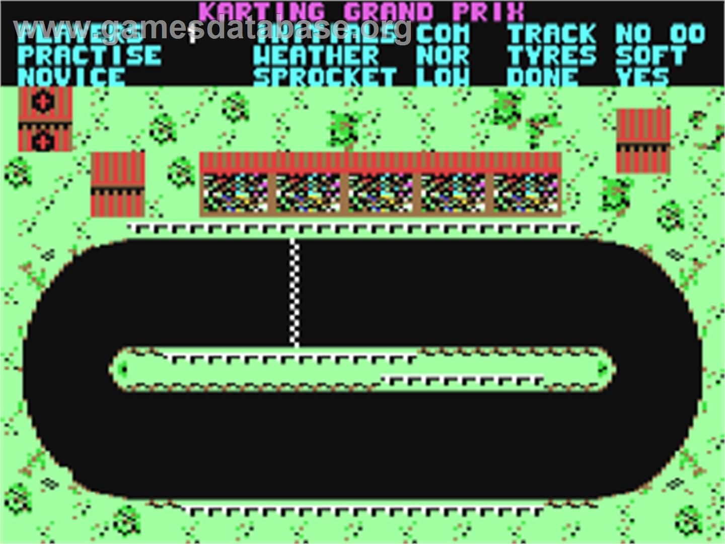 Karting Grand Prix - Commodore Plus 4 - Artwork - Title Screen